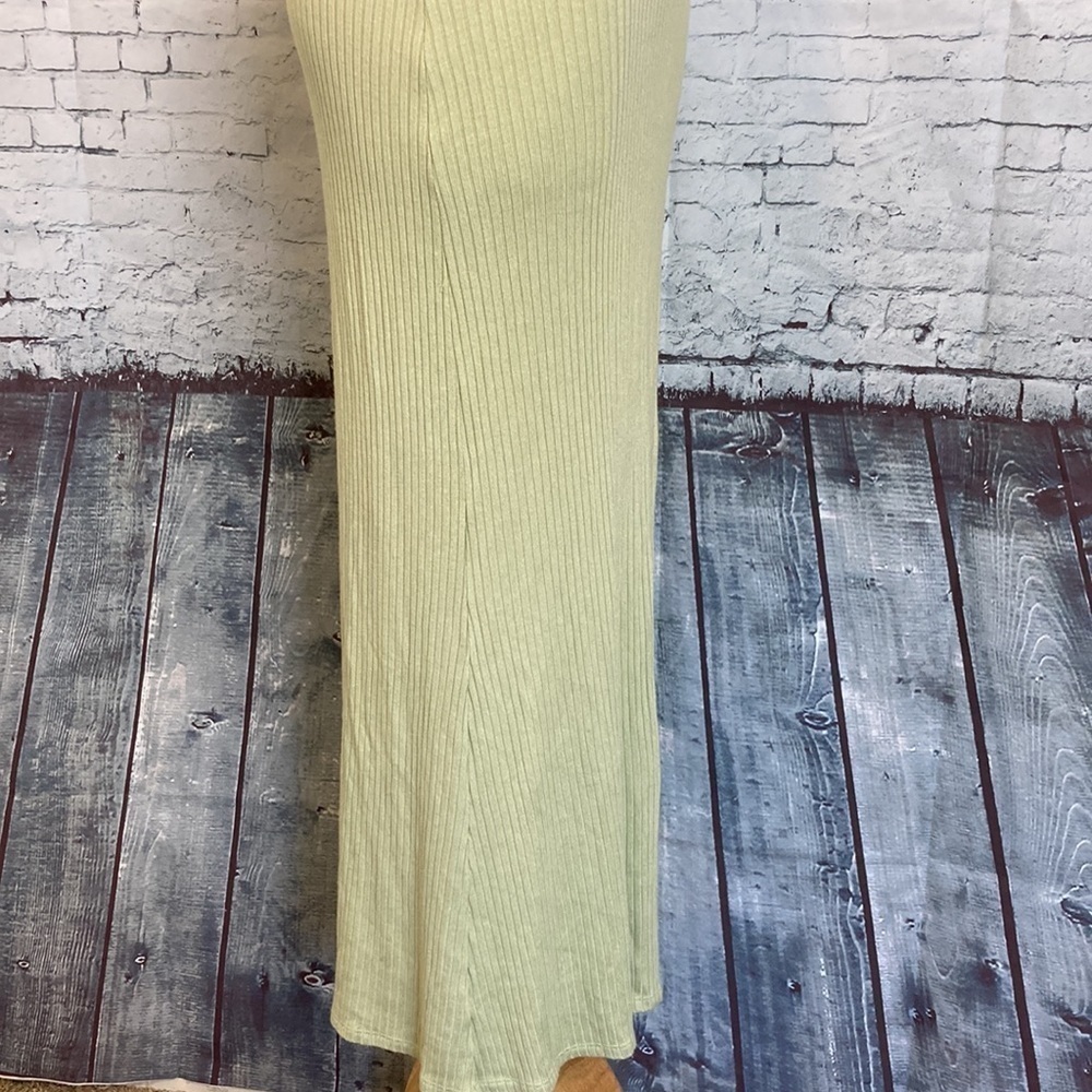 Reformation Bliss Ribbed Midi Dress Limon Sz XS Elevated Basic Sexy Vacation - Picture 9 of 16